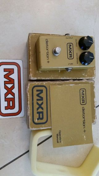 Vintage 1979 Mxr Distortion,  Plus