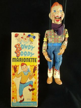 Vintage Howdy Doody Marionette Doll – 1950’s
