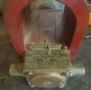 Lite Mfg Magneto Vintage Antique Tractor Car Spark Friction Belt Drive Rare