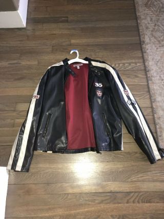 Vintage Leather Jacket Worn By Rod Stewart