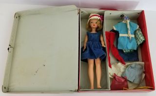 Vintage Ideal Tammy Doll With Case And Clothing