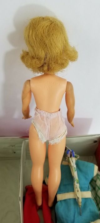 Vintage Ideal Tammy Doll with Case and Clothing 8