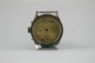 Vintage Gallet 45m Chronograph Old Stock NOS Stainless Steel Case and Dial 8