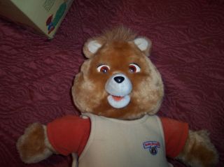 Teddy Ruxpin With Tape Tape Player But No Motion Hangtag