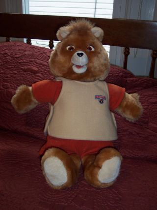 Teddy Ruxpin with tape TAPE PLAYER BUT NO MOTION Hangtag 2