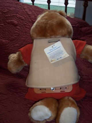 Teddy Ruxpin with tape TAPE PLAYER BUT NO MOTION Hangtag 3