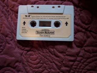 Teddy Ruxpin with tape TAPE PLAYER BUT NO MOTION Hangtag 7