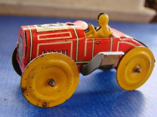 MADE IN GERMANY OFF 1925 TIN TOY RACE CAR DISTLER ESSEDEE,  RARE 2