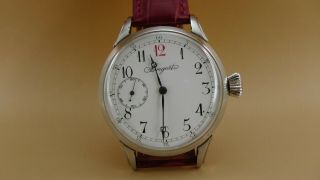 VINTAGE MARRIAGE BREGUET POCKET MOVEMENT WRIST WATCH. 2