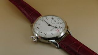 VINTAGE MARRIAGE BREGUET POCKET MOVEMENT WRIST WATCH. 6