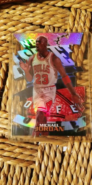 Michael Jordan 1997 - 98 Tops Stadium Club Rare Inserts.  2 Card Package