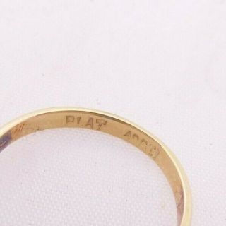 18ct gold platinum diamond sapphire ring,  art deco design cluster 18k 750 4