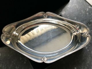 Art Deco Solid Silver Fruit / Serving Bowl.  Barker Bros Ltd.  HM 1927.  324g. 4