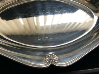 Art Deco Solid Silver Fruit / Serving Bowl.  Barker Bros Ltd.  HM 1927.  324g. 5