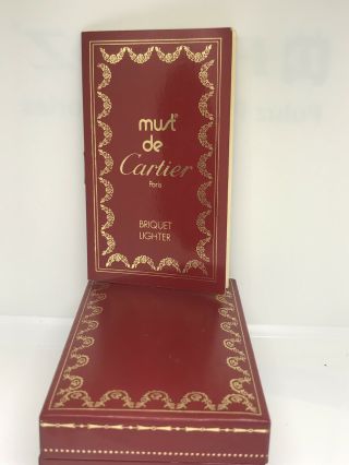 Vintage Must de Cartier Briquet Lighter 3