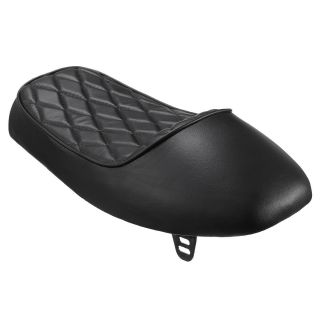 Vintage Hump Saddle Cafe Racer Seat Motorcycle Custom Black Universal For Honda