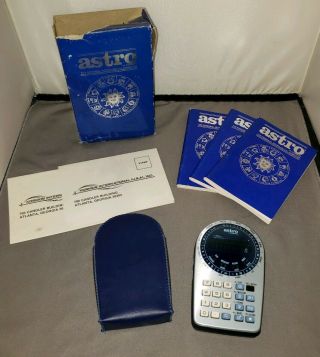 Kosmos Astro Astrological Computer Calculator With Case Vintage 1979 Rare