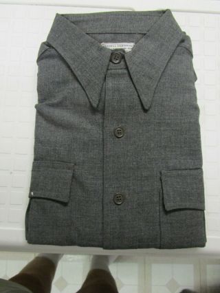 Yorks State Police Vintage Wool Shirt.  Russell Uniform Co.