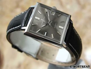 Ulysse Nardin Swiss Made 1968 Men Automatic Stainless Steel Vintage Watch MJ164 3