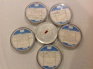 6 Vintage 8mm Home Movies 1960 - 1962 Blue Angles,  St Louis Cards,  Mexico,  Disney