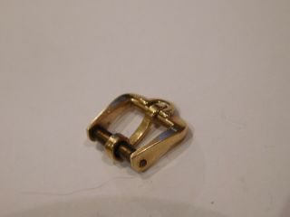 Omega Vintage 9ct Solid Gold Wrist Watch Strap Buckle.