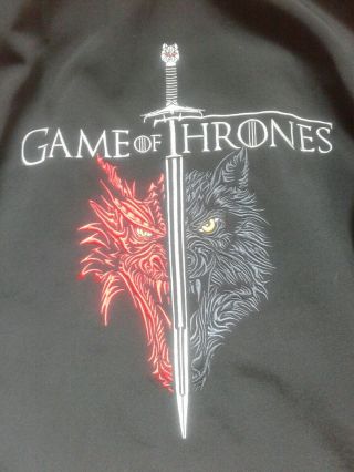 Rare Game Of Thrones Season VIII Dragon Unit Belfast Film Crew Jacket Large 3
