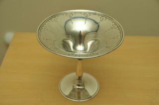 Vintage Tiffany & Co.  Sterling Silver 5 - 1/2 " Pierced Compote