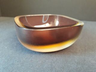 A Vintage Illums Bolighus Mid Century Modern Danish Glass Candy Dish