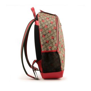 RARE GUCCI GG Supreme Monogram Ladybug Backpack Diaper Bag 4