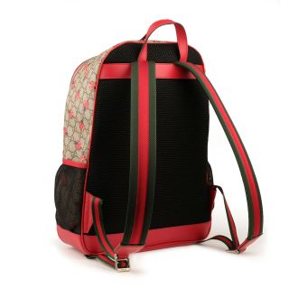 RARE GUCCI GG Supreme Monogram Ladybug Backpack Diaper Bag 6