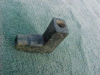 Vintage Choctaw Native Stone Peace Pipe Alabama Dug From Early 1800s