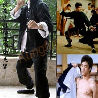 Vintage Wing Chun Kung Fu Outfit Uniform Bruce Lee Costume Martial Arts Clothing