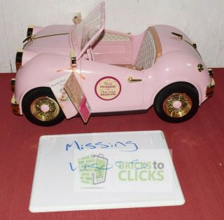 Battat Our Generation Retro Pink Conertible Cruiser Car For 18 " Doll 2