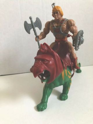 Complete He - Man And Battlecat Vintage Motu Masters Of The Universe