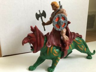 Complete He - man And Battlecat Vintage MOTU Masters Of The Universe 2