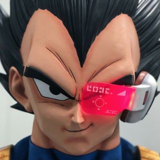 Legendary Exclusive Giant Vegeta Scouter Head Rare Resin Dragon Ball Z Statue 3