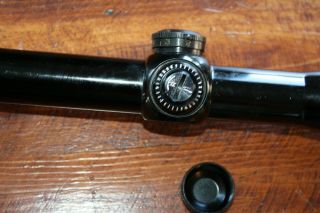 VINTAGE REDFIELD 4 X 12 RIFLE SCOPE W/ ACCU - TRAC & BULLET DROP COMPENS 10