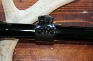 VINTAGE REDFIELD 4 X 12 RIFLE SCOPE W/ ACCU - TRAC & BULLET DROP COMPENS 3