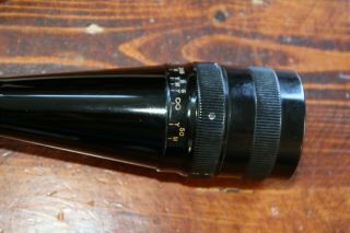 VINTAGE REDFIELD 4 X 12 RIFLE SCOPE W/ ACCU - TRAC & BULLET DROP COMPENS 5