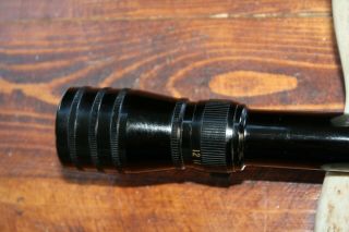 VINTAGE REDFIELD 4 X 12 RIFLE SCOPE W/ ACCU - TRAC & BULLET DROP COMPENS 7