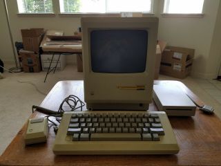 Vintage Apple Macintosh Mac Computer M001W 512K System Bundle 2