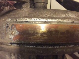 Antique 1890s G.  E.  Brass Blade And Cage Pancake Motor Fan AC Motor 7