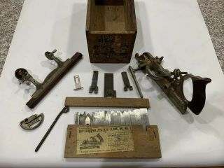 Vintage Stanley No.  45 Hand Plane And Cutters 2