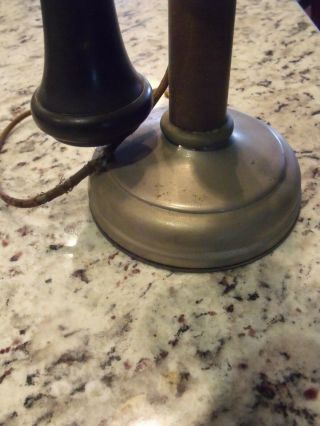 Antique Vintage Candlestick Telephone Kellogg Chicago 1901 3