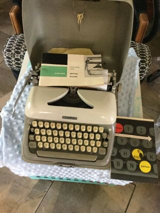 Vintage Rare Primus Typewriter Made In Germany With Case Types