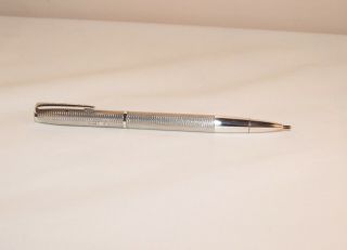 Vintage Yard - O - Led Sterling Silver Ballpoint Pen - Engine Turned Barley Design