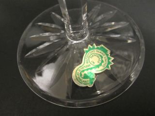 8 Vintage WATERFORD CRYSTAL Irish Cut Glass CLARE 7 3/8 