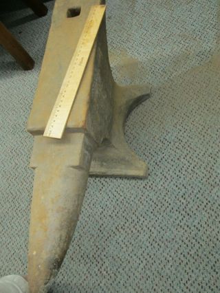 Antique Blacksmith Anvil - Unknown Maker - 170 Pounds 9