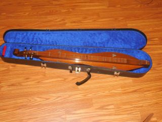 Vintage Mountain Dulcimer String Instrument W/case