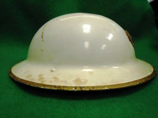 MASSACHUSETTS AMERICAN LEGION WWI STYLE PARADE HELMET c/w BADGE,  COMPLETE & RARE 6